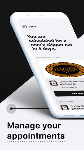 Goldstar Barber Studio Screen 2