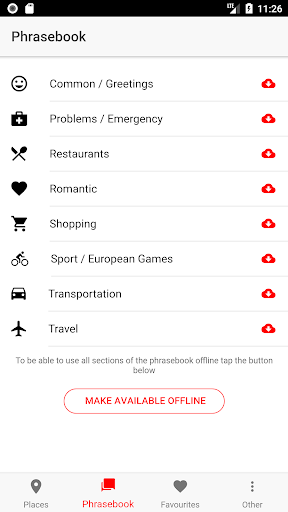 Android application SAY.BY screenshort
