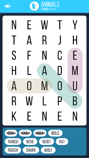 SpareTime™ Wordy Search™ Pro Screen 3