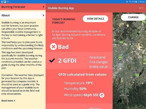 Stubble Burning App Screen 3