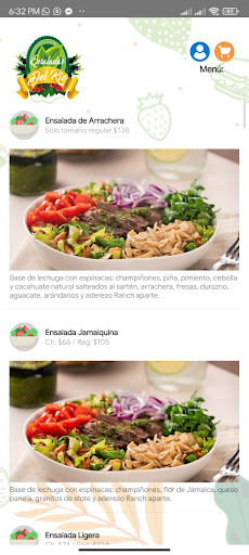 Ensaladas del Río Screen 2