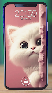 Cute Cat Lock Screen