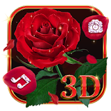 3D Red Roses Love Theme icon
