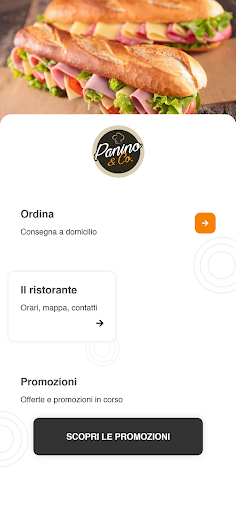 Android application Panino & Co. screenshort