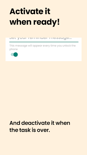 Unlock Reminder - Dont Forget Screen 3