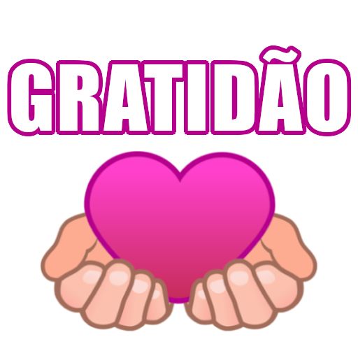 Figurinhas de Gratidão e Fé logo