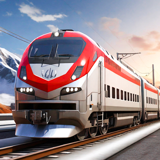 City Metro train Rail Game logo
