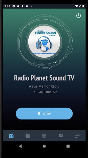 Android application Radio Planet Sound TV screenshort