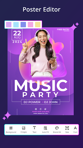 Screenshot of Poster Maker AI Flyer maker