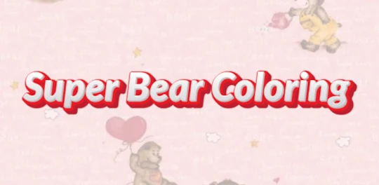 super bear - coloring book