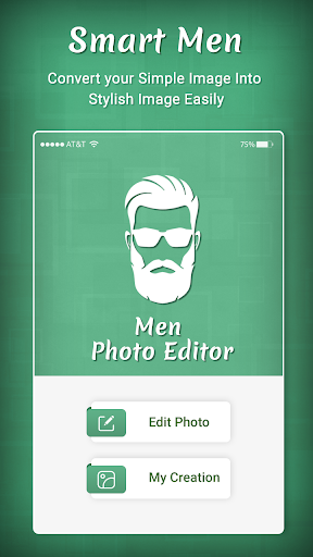 Android application Man Photo Editor screenshort