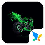 Green whirlwind 91 Launcher Theme icon