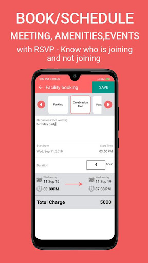 SnB - Housing Society Mgmt App Screen 3