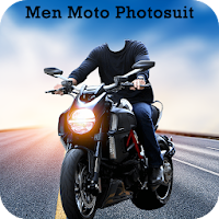 Men Moto Photo Suit : Stylish Bike Photo Editor