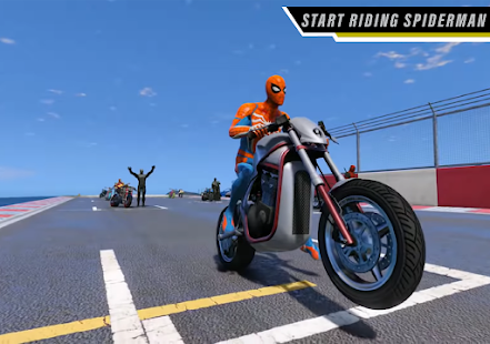 Superhero Tricky Bike Stunt Racing 2021スクリーンショット 2