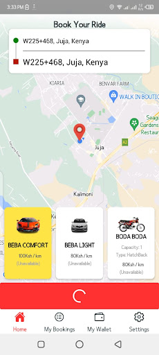 Android application BebaFleet screenshort