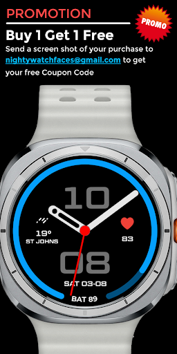 Night ver 72 - watch face screenshot 4