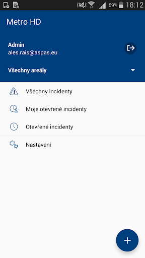 Android application METRO Service Desk screenshort