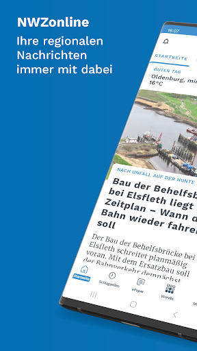 Android application NWZonline - Nachrichten screenshort