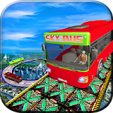 Sky Impossible Tracks Tourist Bus Driving Game icon
