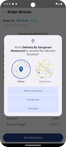 Delivery  Gangaram Restaurant
