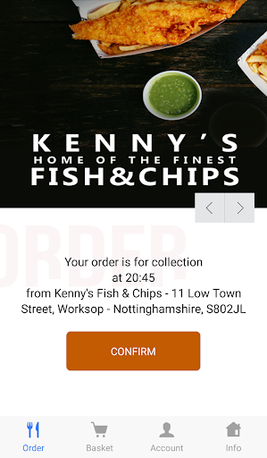 Kennys Fish & Chips Screen 2