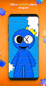 Captura 8 Blue Rainbow Friends Puzzle android