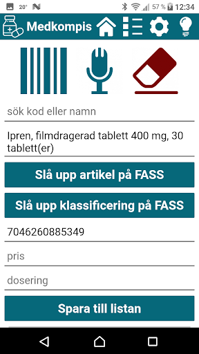 Medkompis Screen 2