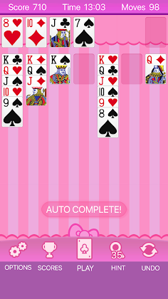 Pink Solitaire - Screenshot 1
