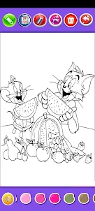 Tom And Jerryy Coloring Book