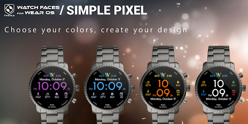 Simple Pixel Watch Face Apk1