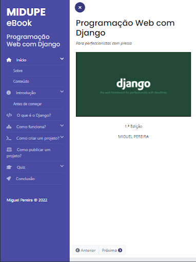 Programação Web com Django Screen 3