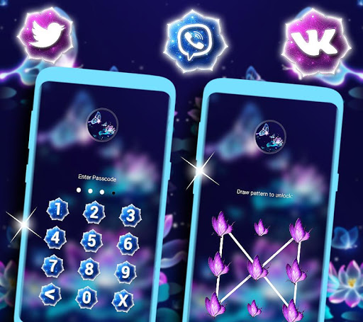 Neon Lotus Launcher Theme Screen 3