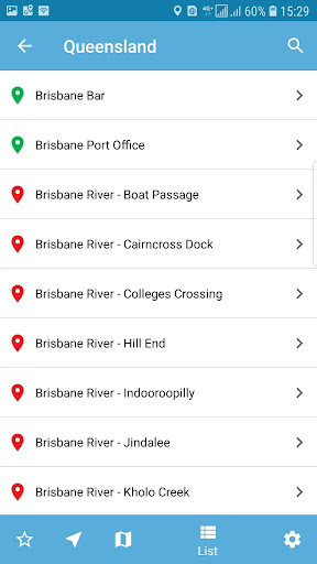 Tide Times Australia Screen 3