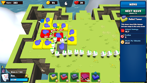 Android application BeatTheGeek Tower Defence screenshort