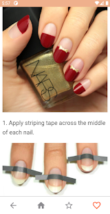 Nail art designs step by step