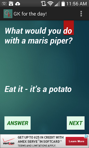 General Knowledge today! Screenshot 2 - AppWisp.com
