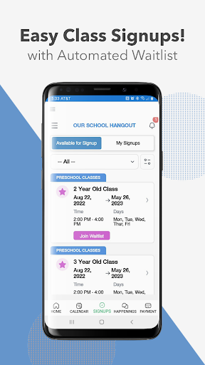 Our School Hangout App Screen 2