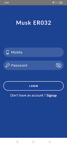 Android application Musk ER032 screenshort