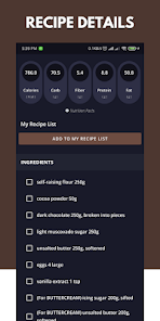 Screenshot 5 Chocolate Cake Recipes Offline android
