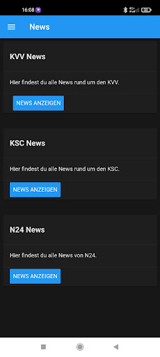 Karlsruhe News App Screen 2