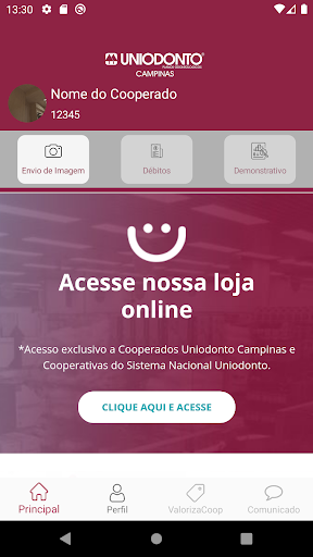 Uniodonto Campinas Cooperado Screen 2