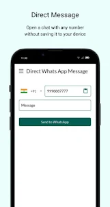 Direct Whats App Message