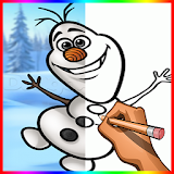 How To Draw Olaf icon