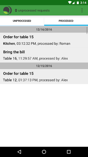 NetQIS Waiter Screen 2