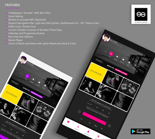 Schematic System UI Klwp Screen 2