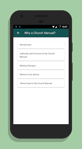 SDA Church Manual Last edition Screen 3