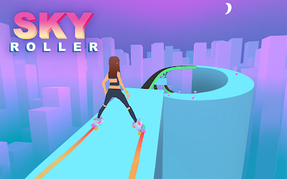 Sky Roller: Rainbow Skating