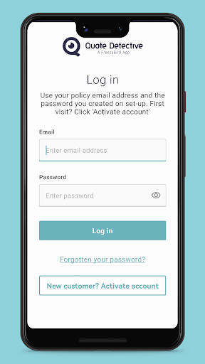 Android application Quote Detective screenshort