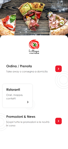 Android application Bottega Verace screenshort